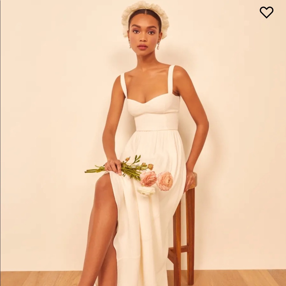 REFORMATION DRESS, HOLLYHOCK
